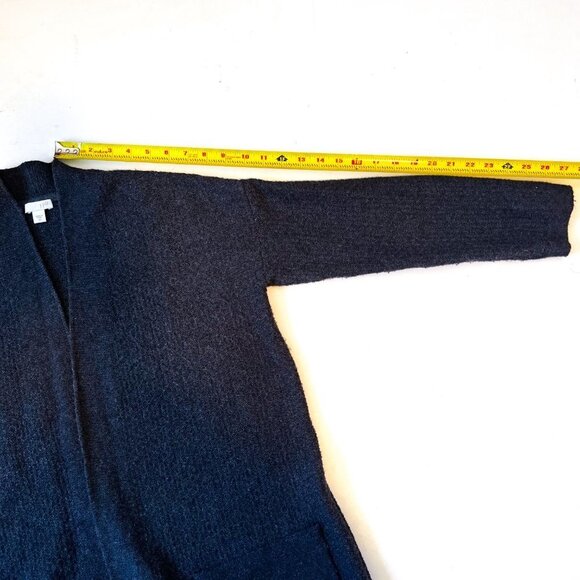 J. Jill Open Front Longer Cardigan Sweater Gray Extra Small - Picture 12 of 12